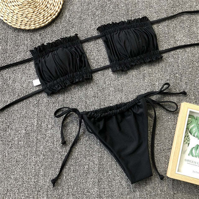 Halle Bikini - Black